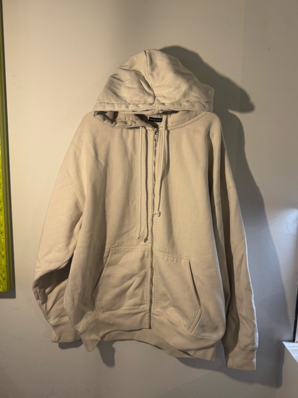 Cream Brandy Melvilles Zip Up